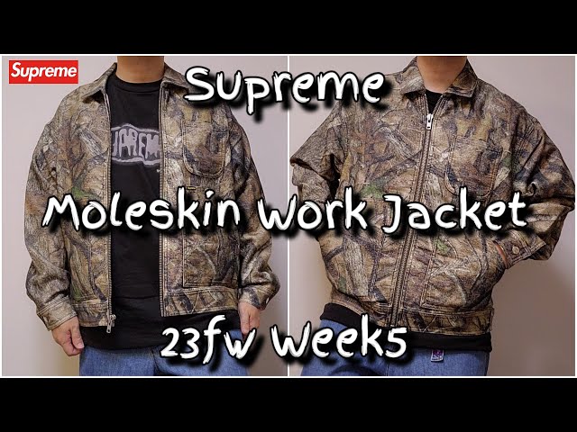 Supreme Moleskin Work Jacket 23fw Week5 シュプリーム モールスキン