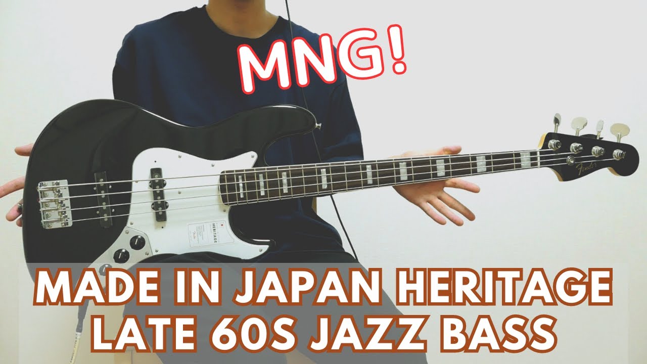 MNG] I bought a Fender Made in Japan Heritage Late 60's Jazz Bass