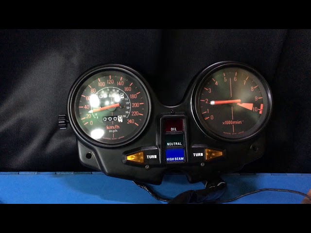 最新型 CB-F デジタル式 メーター CB750F CB900F CB1100F - YouTube
