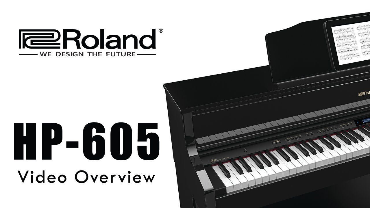 HP-605 Roland Digital Piano 2018 - YouTube
