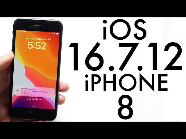 iOS 16.7.12 On iPhone 8! (Review) - YouTube