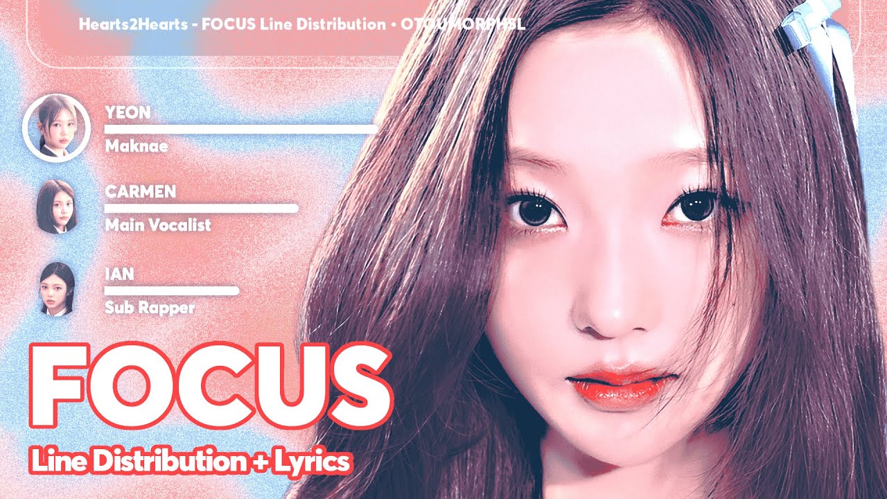 Hearts2Hearts • FOCUS // Line Distribution With Lyrics Color Coded‬