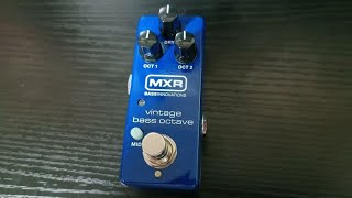 MXR / M280 Vintage Bass Octave (with Guitar) - YouTube