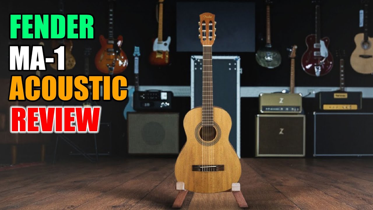Fender MA-1: Perfect Beginner's Acoustic Guitar - YouTube