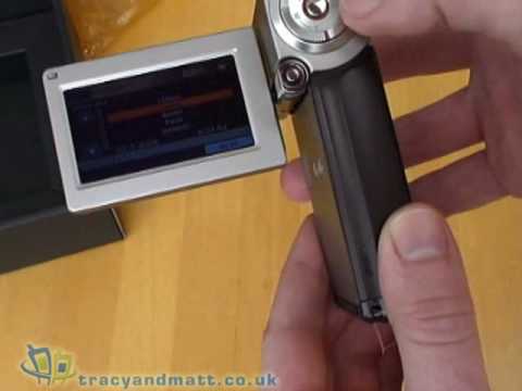 Sony HDR-TG3E handycam unboxed - YouTube