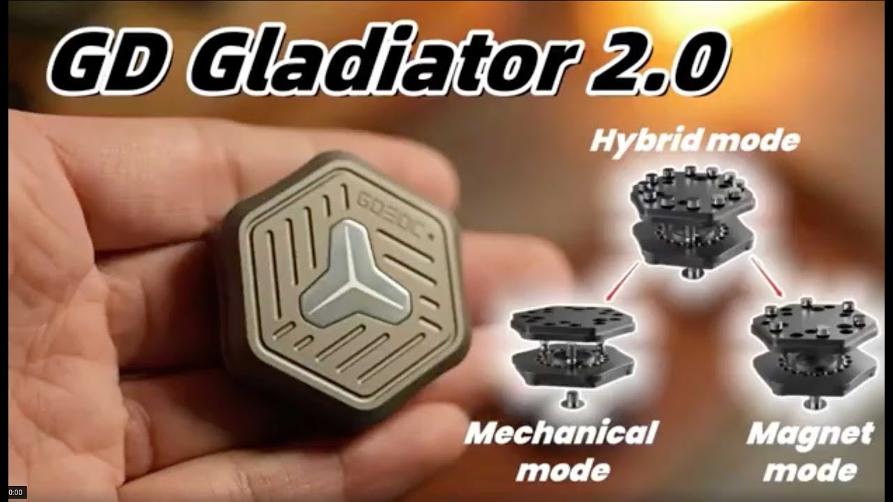 GD EDC Gladiator 2.0 Slider Fidget Toy - YouTube