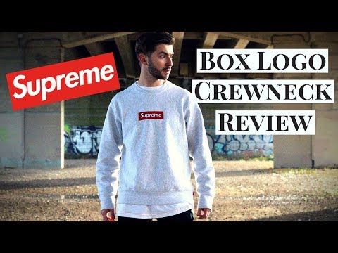 Supreme Box Logo Crewneck | How I Copped My First Bogo! - YouTube