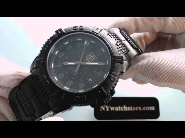 Men's Luminox Blackout Modern Mariner 6250 Diver's Watch 6252 BO