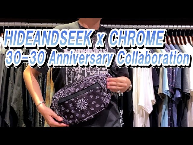 30周年記念アイテム】HIDEANDSEEK x CHROME 30-30 アニバーサリー