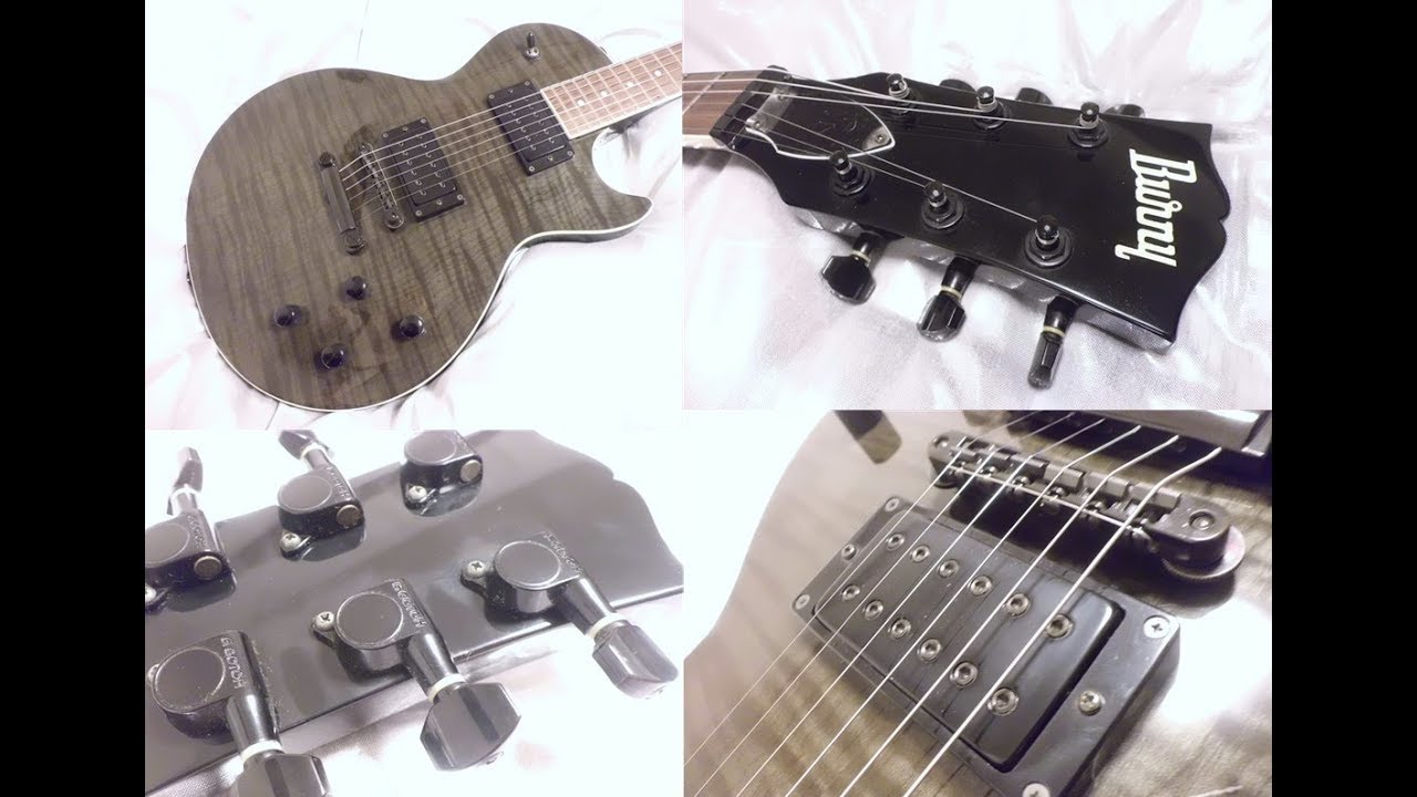 サウンドサンプルあり】Burny LG-550 軽量30mm薄型ボディレスポール