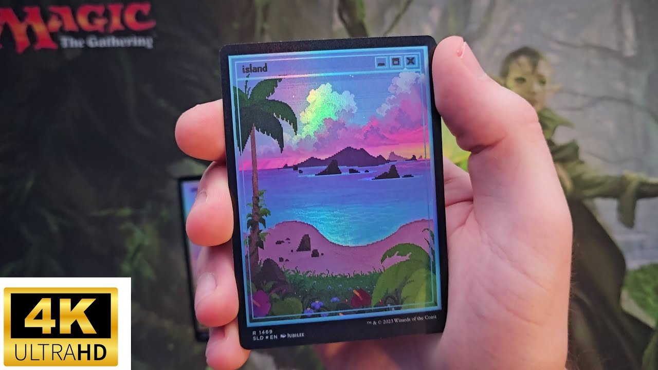 MTG Secret Lair PixelLands_v02.jpg Foil Edition Unboxing! (And a