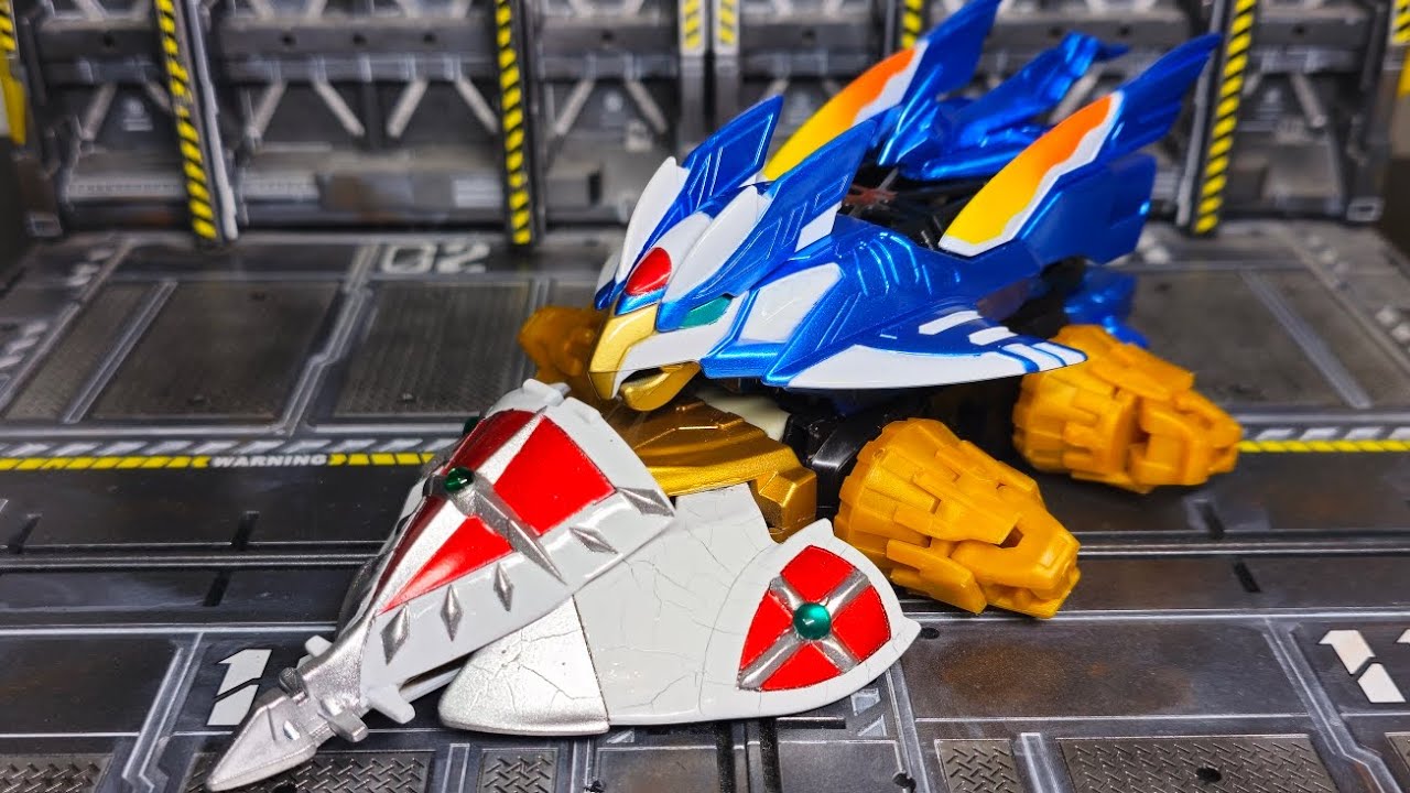 クラッシュギア ブレイクデスサイズvsメガスピンレフター その2 - YouTube