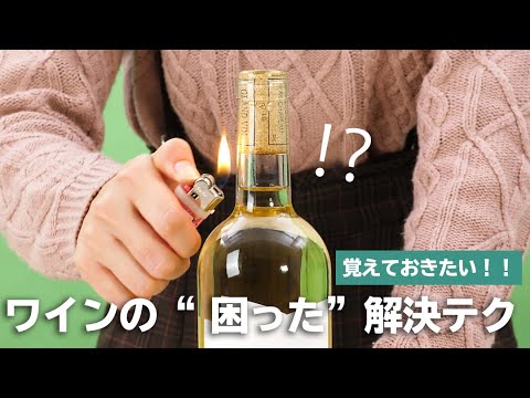 Onnela攻めます】ワインのコルクが開かない！解決テクを実験してみた