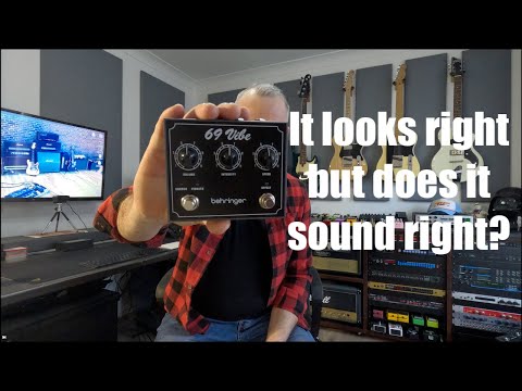 Behringer 69 Vibe demo. Authentic Univibe on a budget? - YouTube