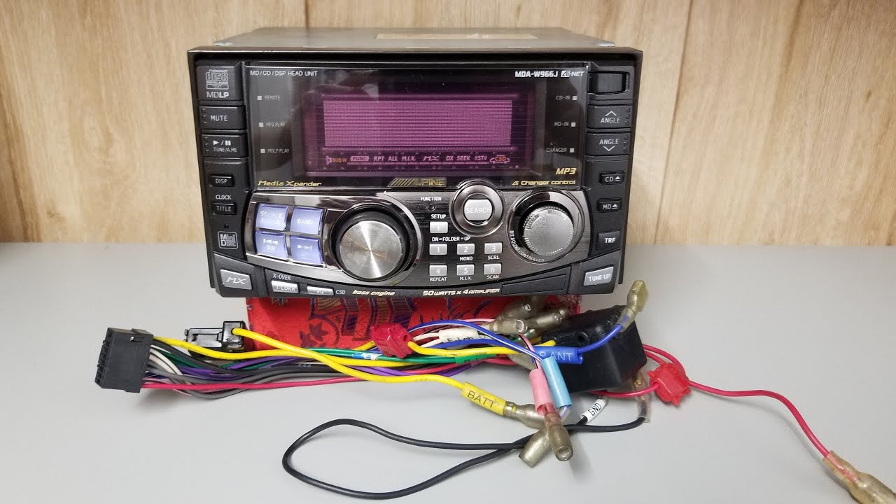 Alpine MDA-W966J - YouTube