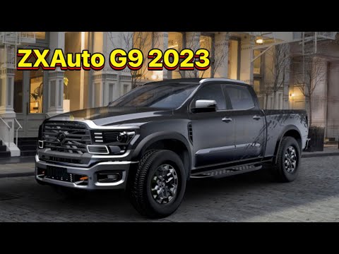ZX Auto Terralord G9 2023 - Black Color Pickup | Interior and