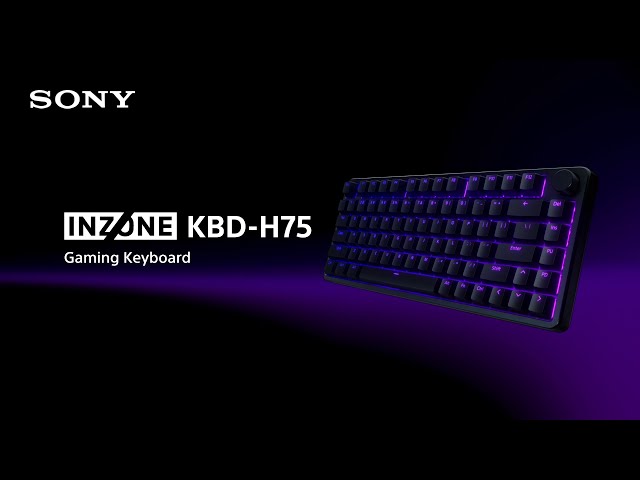 INZONE KBD-H75 Gaming Keyboard | Sony Official - YouTube