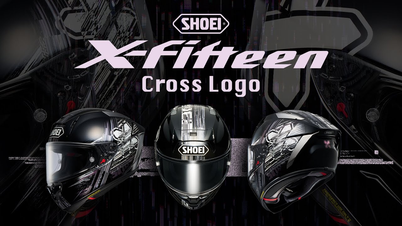 SHOEI X-Fifteen: CROSS LOGO - YouTube