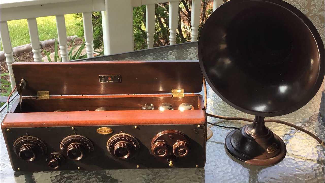 Atwater Kent Radio and my AK-20C - YouTube