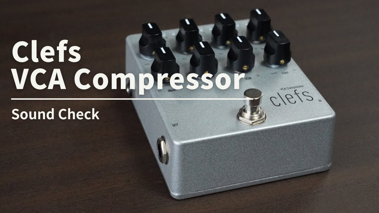 Bass Comp】Clefs / VCA Compressor【Sugi NB4】 - YouTube