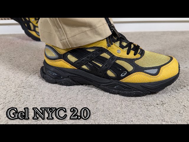 Hal Studios x Asics Gel NYC 2.0 Review& On foot - YouTube