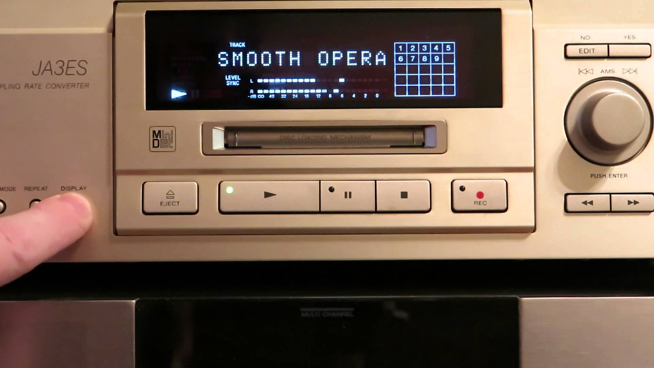 SONY MDS-JA3ES - YouTube