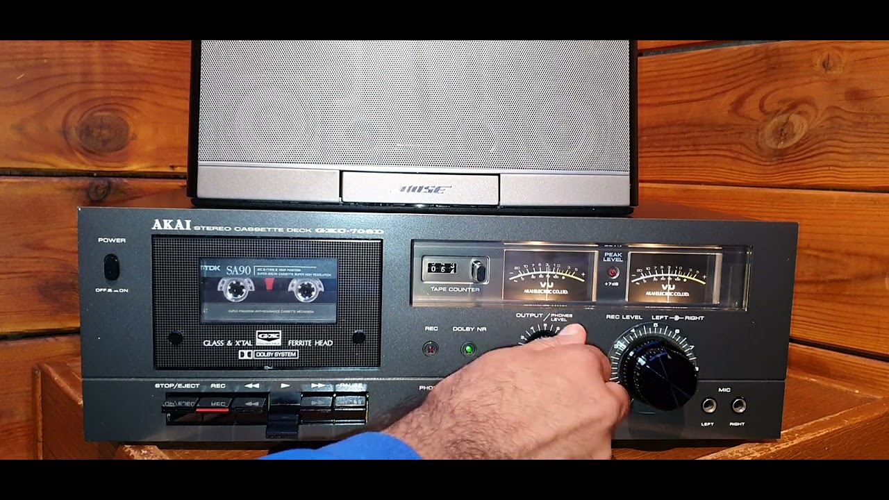 Akai GXC-706D Stereo Cassette Deck | Vintage Audio - YouTube