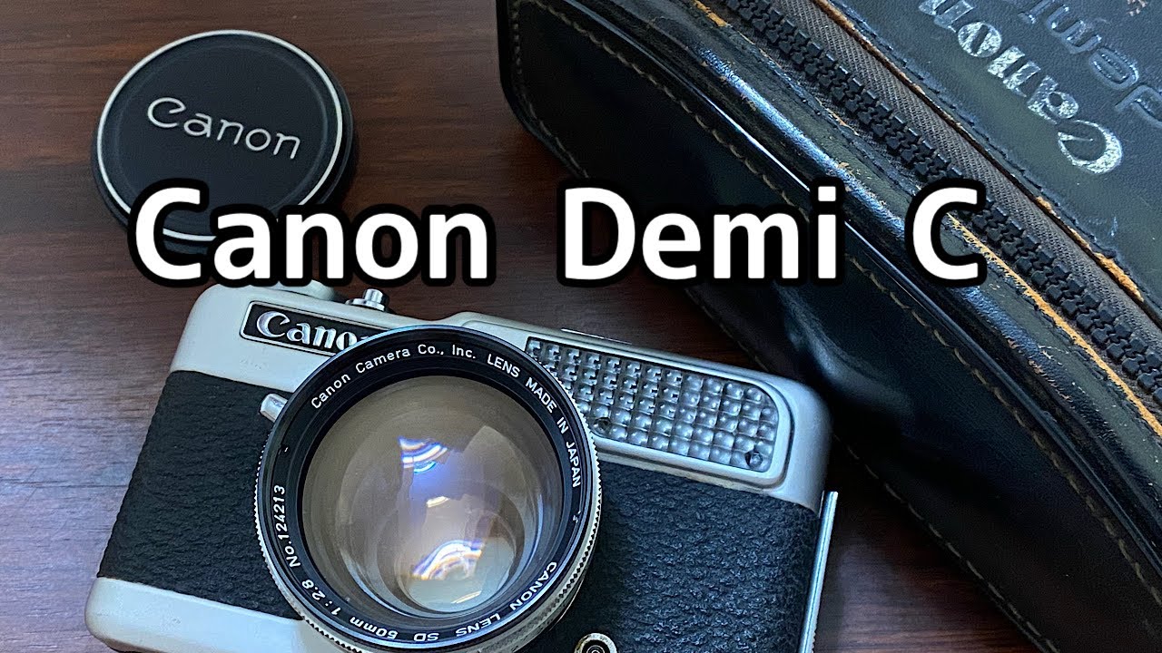 キヤノン デミCのケース付きを購入しました。 - YouTube