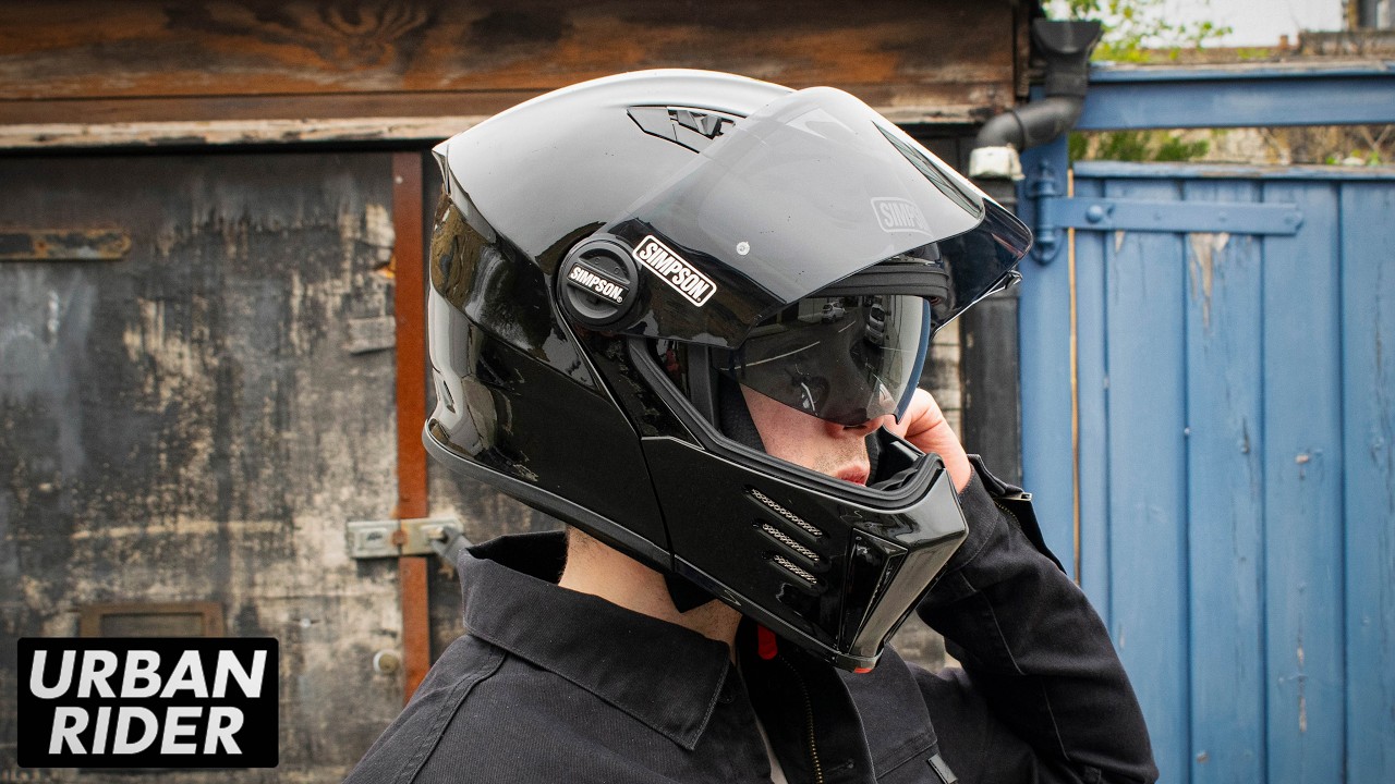 SIMPSON Darkstome Flip-Up Helmet Review - YouTube