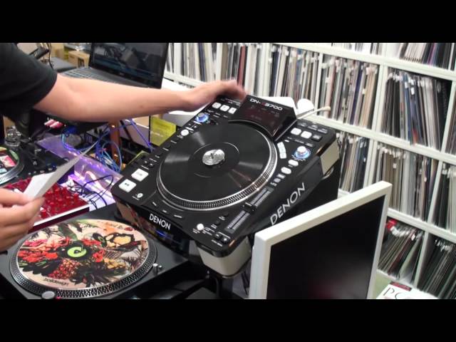 denonのcdj,DN-S3700でserato scratch liveをhybrid modeでプレイする
