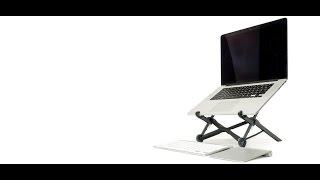 姿勢が悪くなりがちなノートPCの作業には、ワンタッチでどこでも快適な