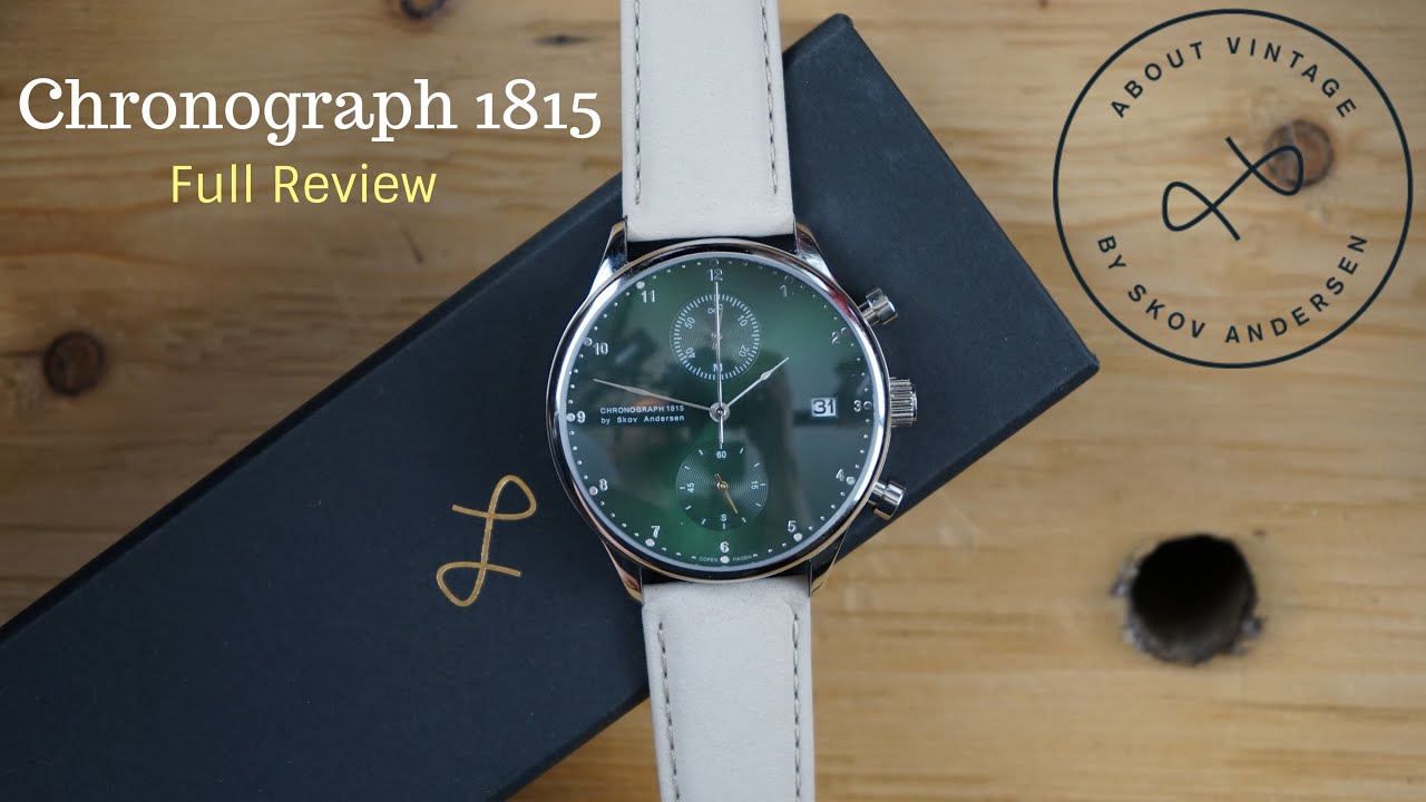 ABOUT VINTAGE Chronograph 1815 Review Green Dial Awesome Value
