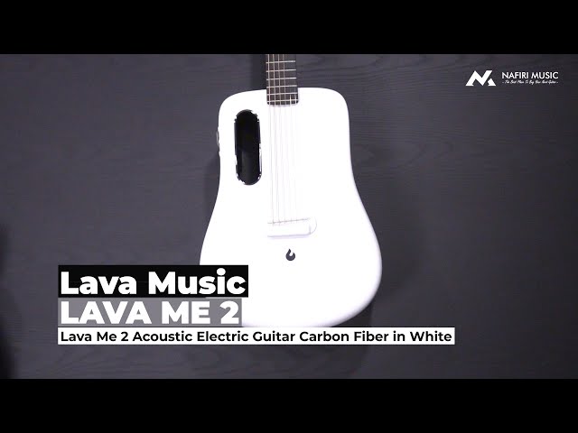 Lava Me 2 Acoustic Electric Carbon Fiber in White - YouTube