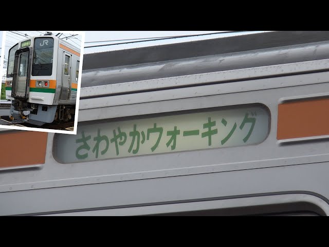 JR東海213系 方向幕回し [区間快速 大垣] ⇒ [さわやかウォーキング