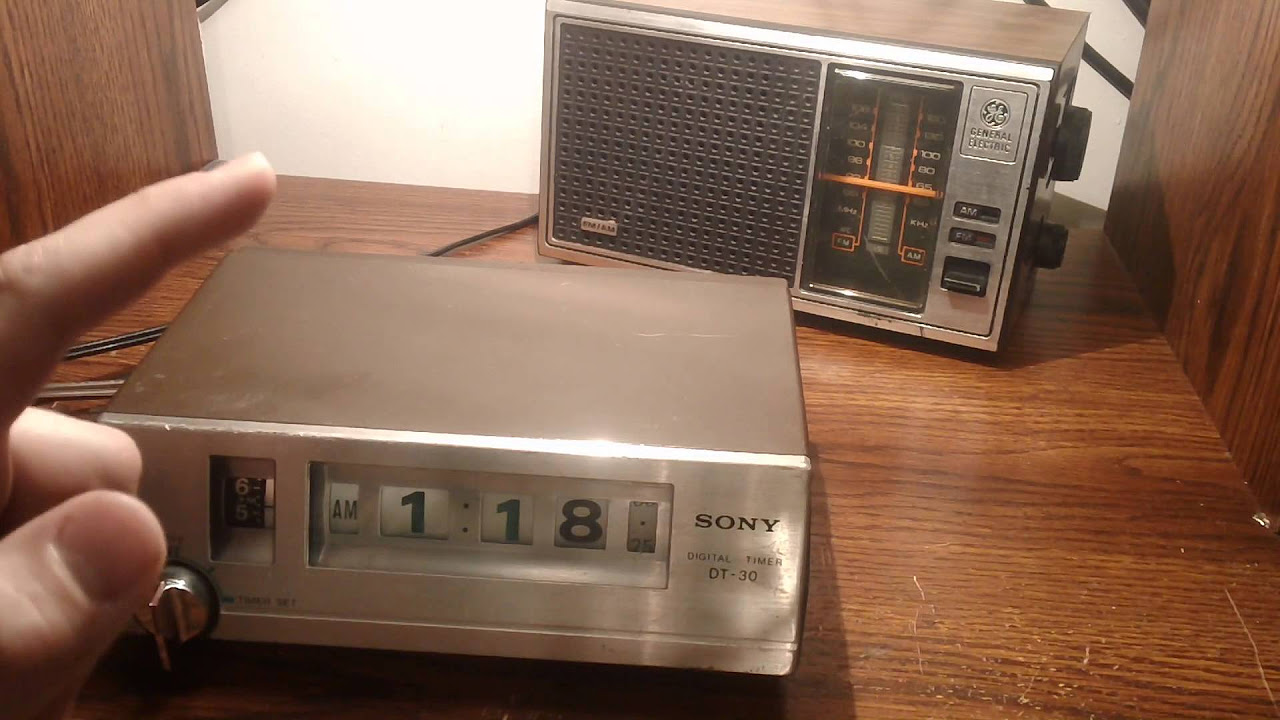 Sony DT-30 Digital Timer/Clock - YouTube