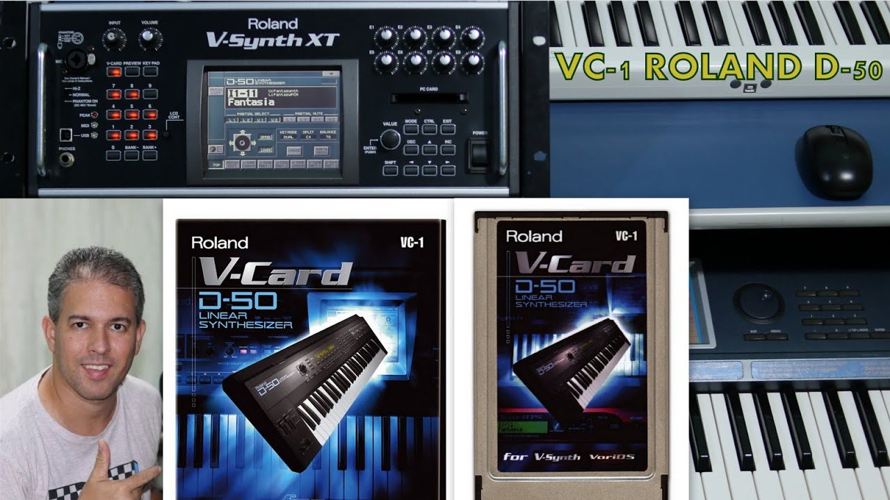 Roland V-Synth VC-1 (D-50 Card) part. 1 | No Talking | - YouTube