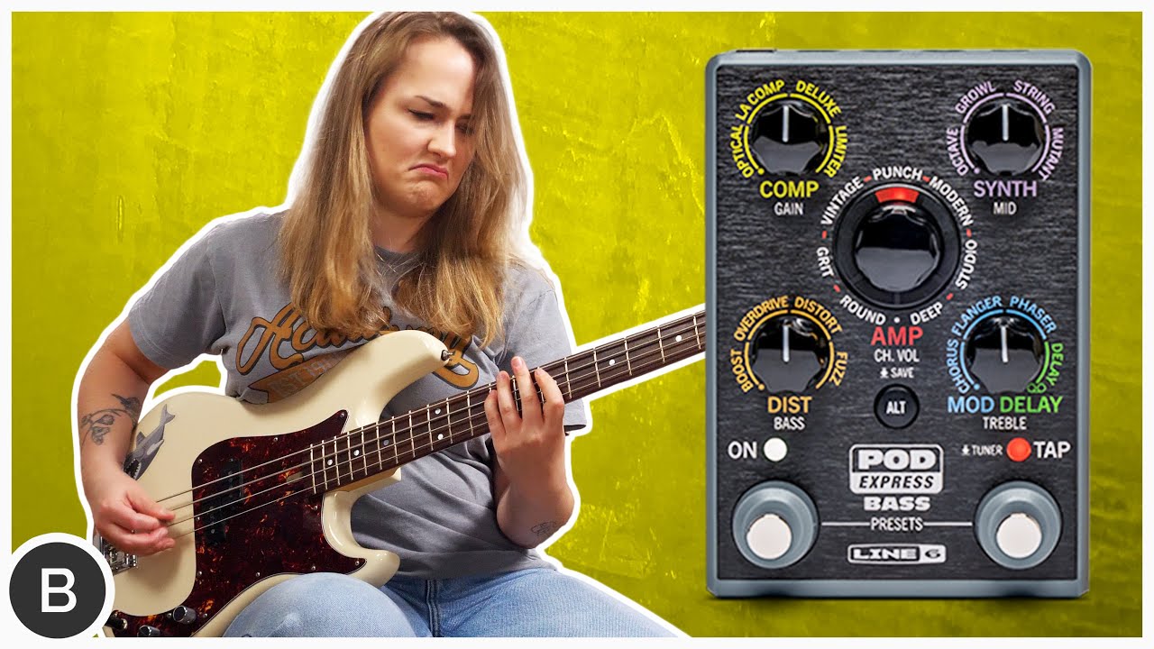 ALL IN 1 PEDAL | LINE 6 POD EXPRESS BASS - YouTube