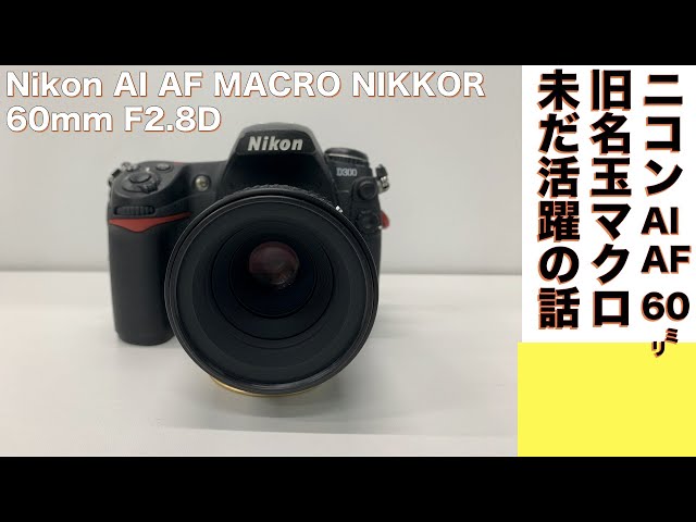 デジタルカメラ/マクロレンズ】Nikon AI AF MACRO NIKKOR 60mm F2.8D