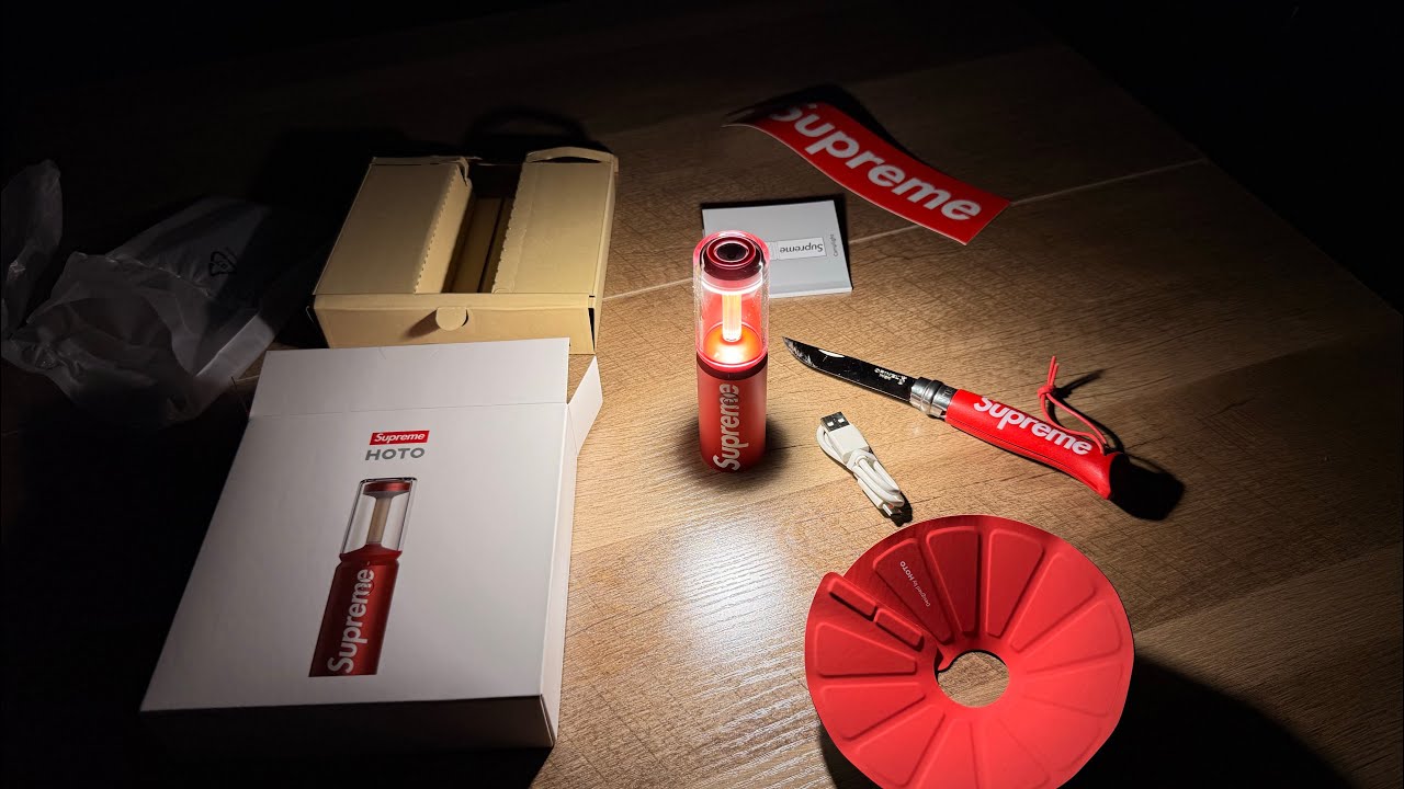 Supreme HOTO Camp Light #supreme - YouTube