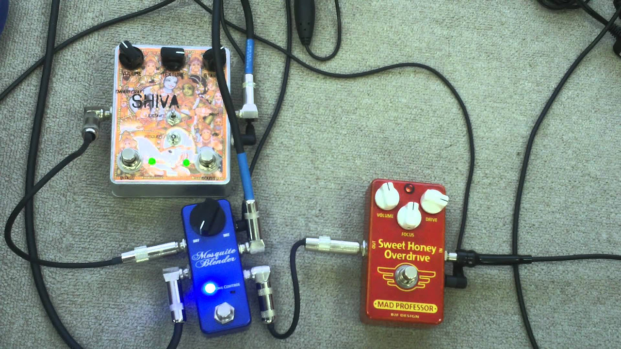 One Control Mosquite Blender - Mixing Two Styles of Pedals