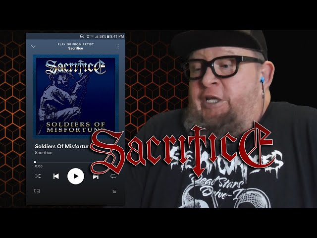 SACRIFICE - Soldiers of Misfortune (First Listen) - YouTube