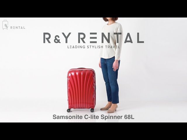 3-5泊] サムソナイト シーライト 68L ブラック4輪 Samsonite C-lite