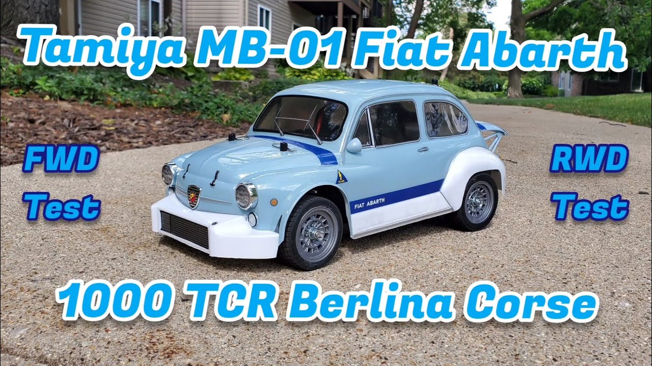 Tamiya MB-01 Fiat Abarth 1000 TCR Berlina Corse. FWD & RWD Drive