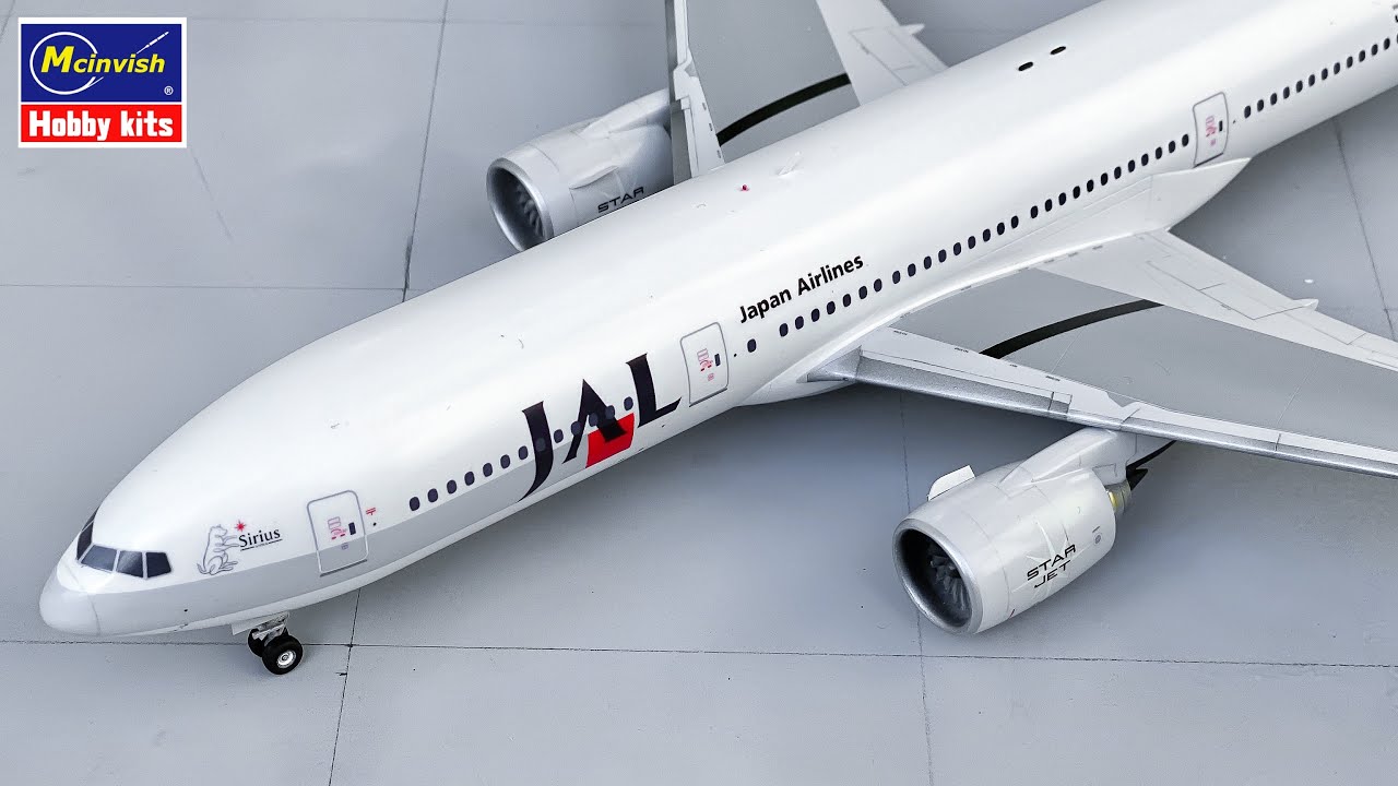 Hasegawa 1/200 777-200 JAL #PassengerAirplane #PlasticModel #JAL