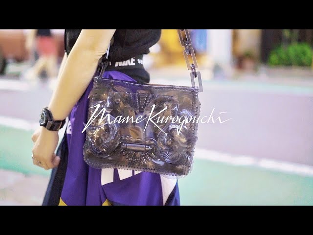 持ち歩けるアートMameKurogouchiのPVCバッグをご紹介します - YouTube