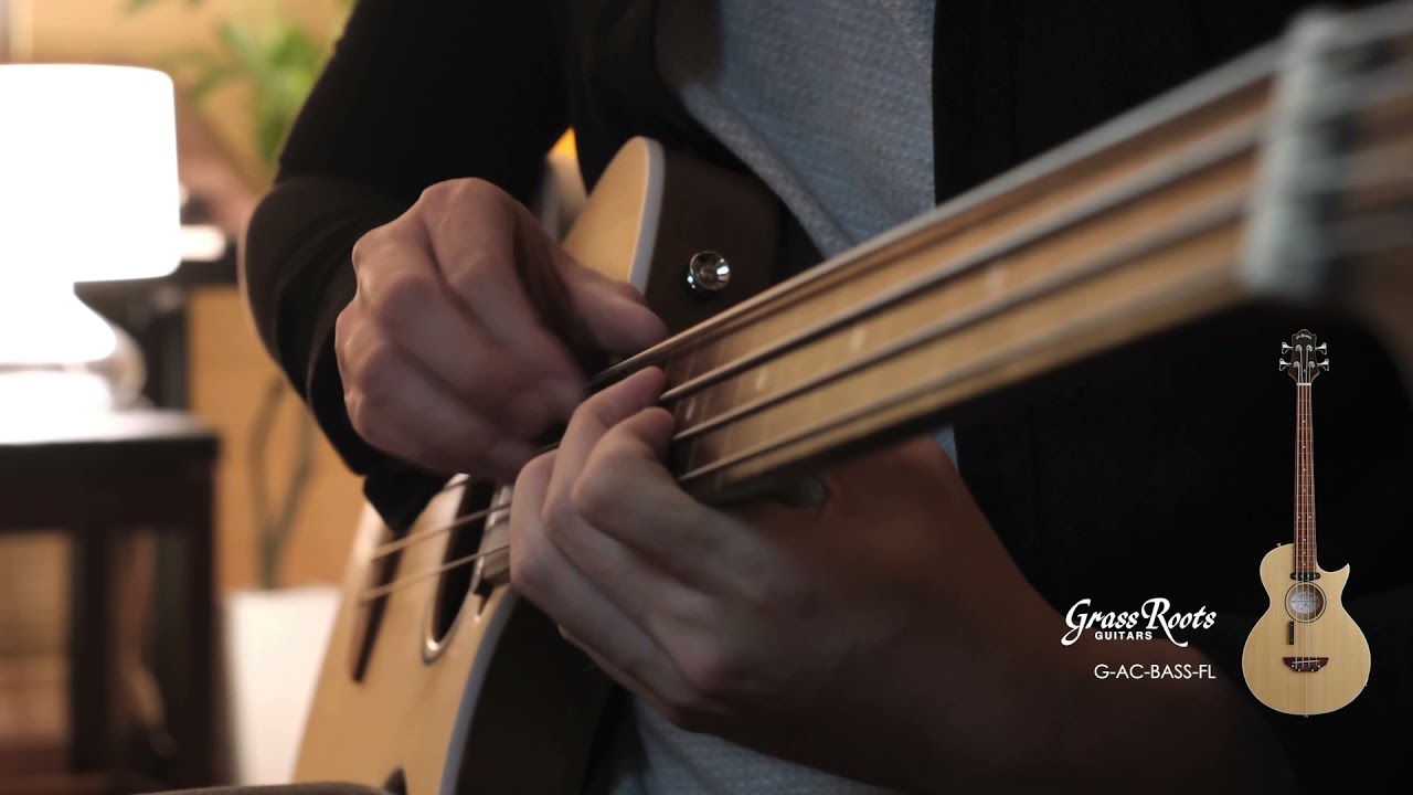 ESP Guitars: GrassRoots G-AC-BASS-FL Demonstration - YouTube