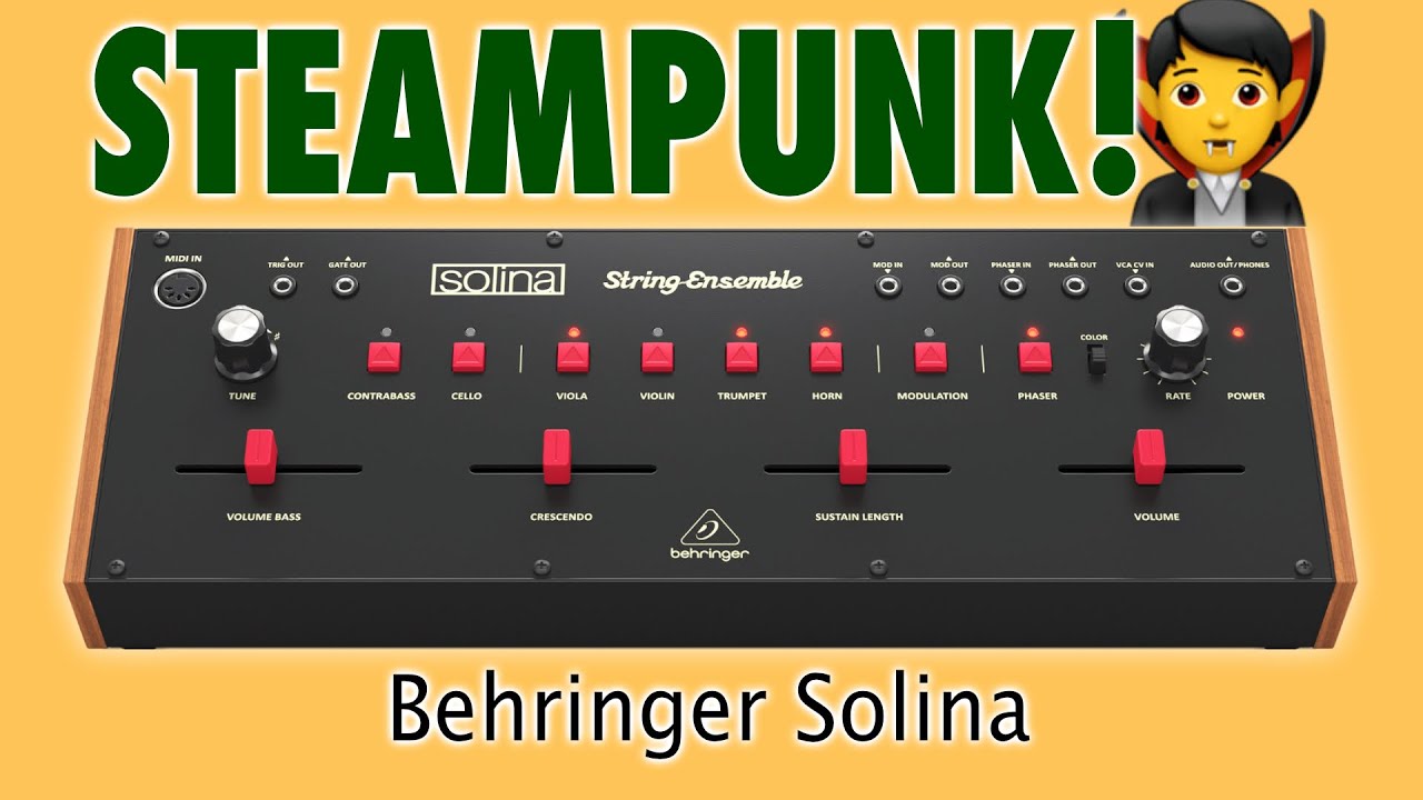 Behringer SOLINA String Ensemble REVIEW - YouTube