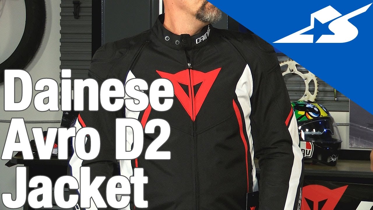 Dainese Avro D2 Tex Jacket | Motorcycle Superstore - YouTube