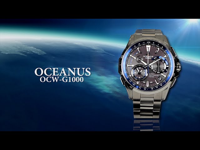 CASIO OCEANUS OCW-G1000 product video - YouTube