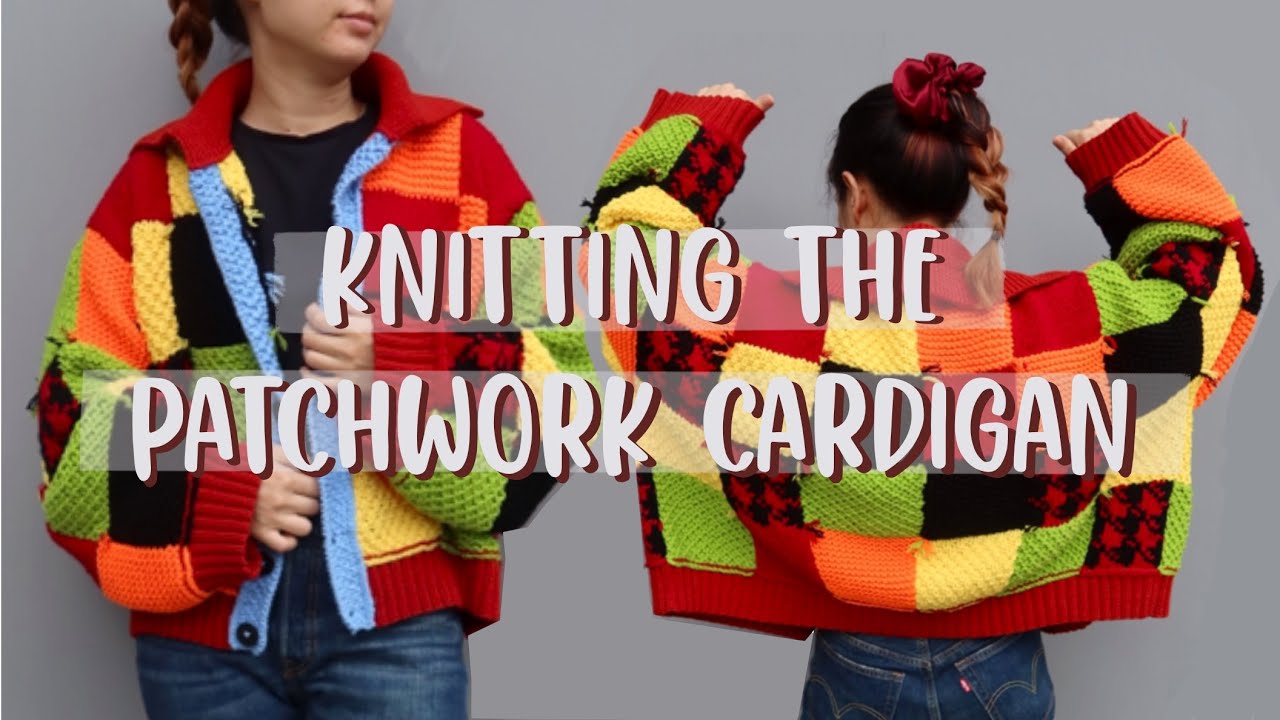 Knitting the Patchwork Cardigan | JW Anderson Colorblock Cardigan